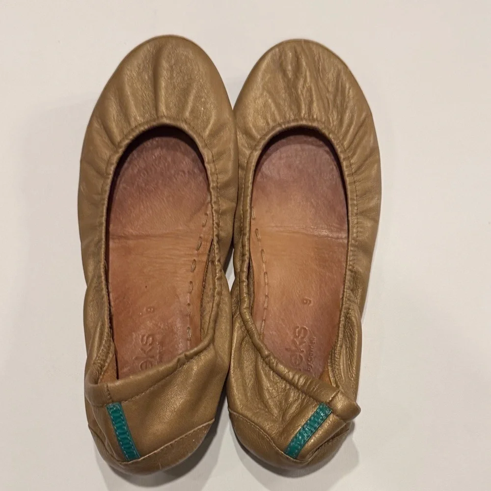 Tieks Tan Kids Slippers